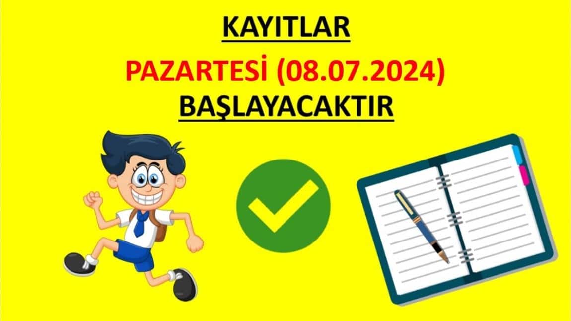 KAYITLAR 8 TEMMUZDA BAŞLIYOR